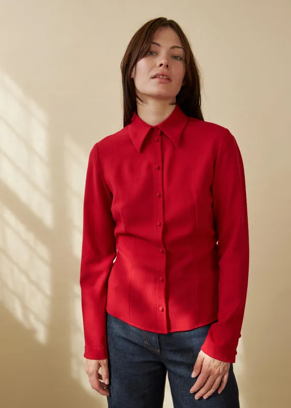 Ursula Shirt (Scarlet) made by Penny Sage