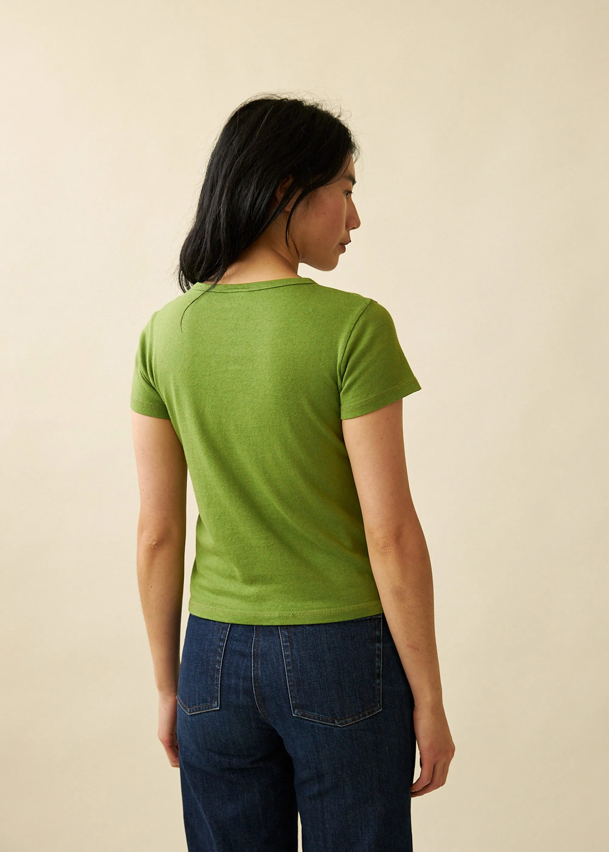 Buddy Mini Tee (Moss) sold by Penny Sage product image thumbnail 4