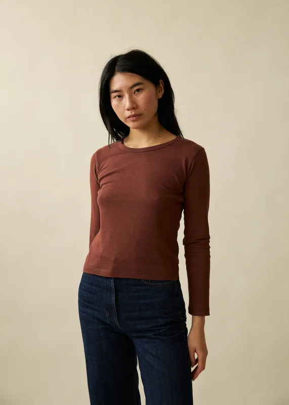 Buddy Long Sleeve Mini Tee (Java) sold by Penny Sage