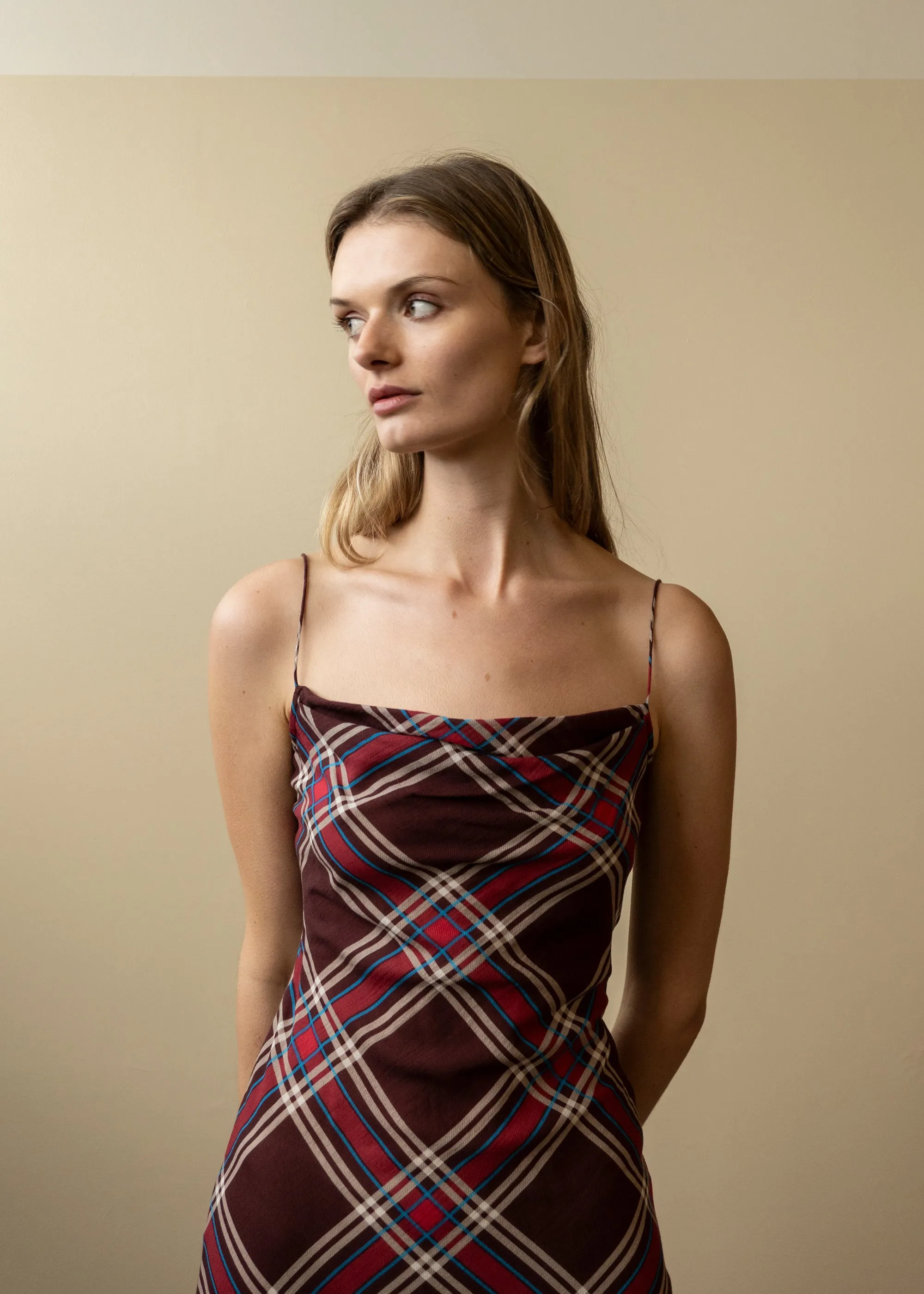 Valentine Dress Plum Tartan (Second) sold by Penny Sage product image thumbnail 5