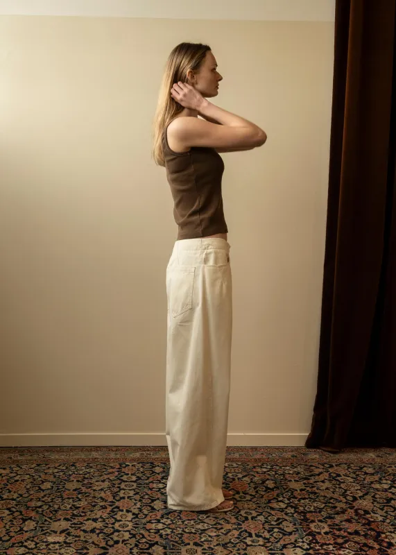 Tom Trouser Creme (Sample) sold by Penny Sage