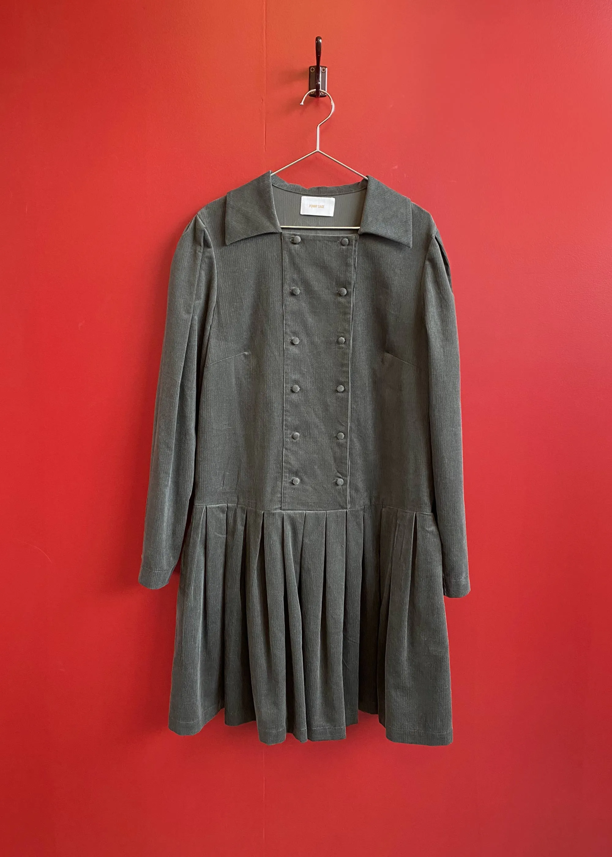 Iris Mini Dress Forest (Sample) sold by Penny Sage