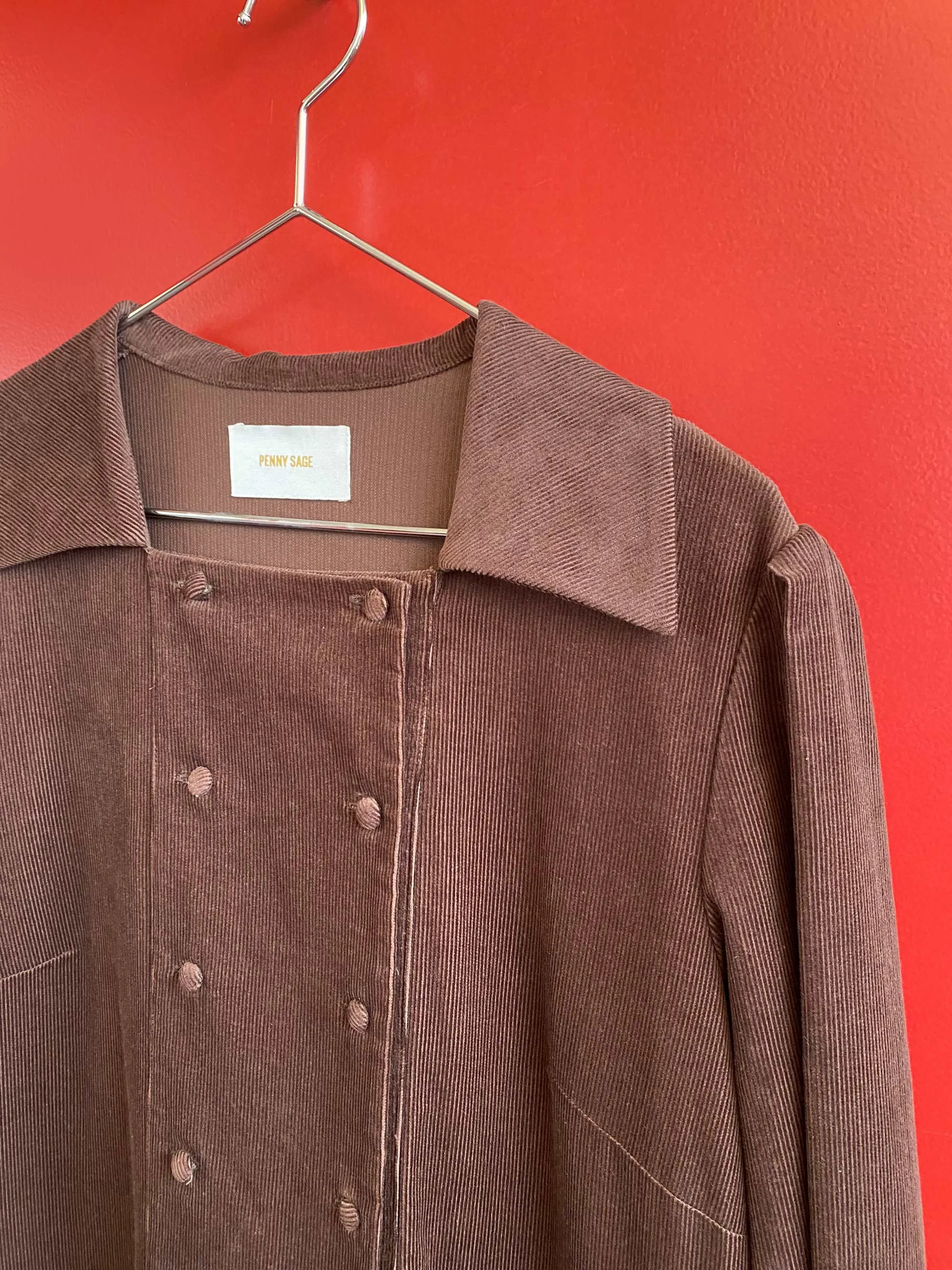 Iris Mini Dress Chocolate (Sample) sold by Penny Sage product image thumbnail 3