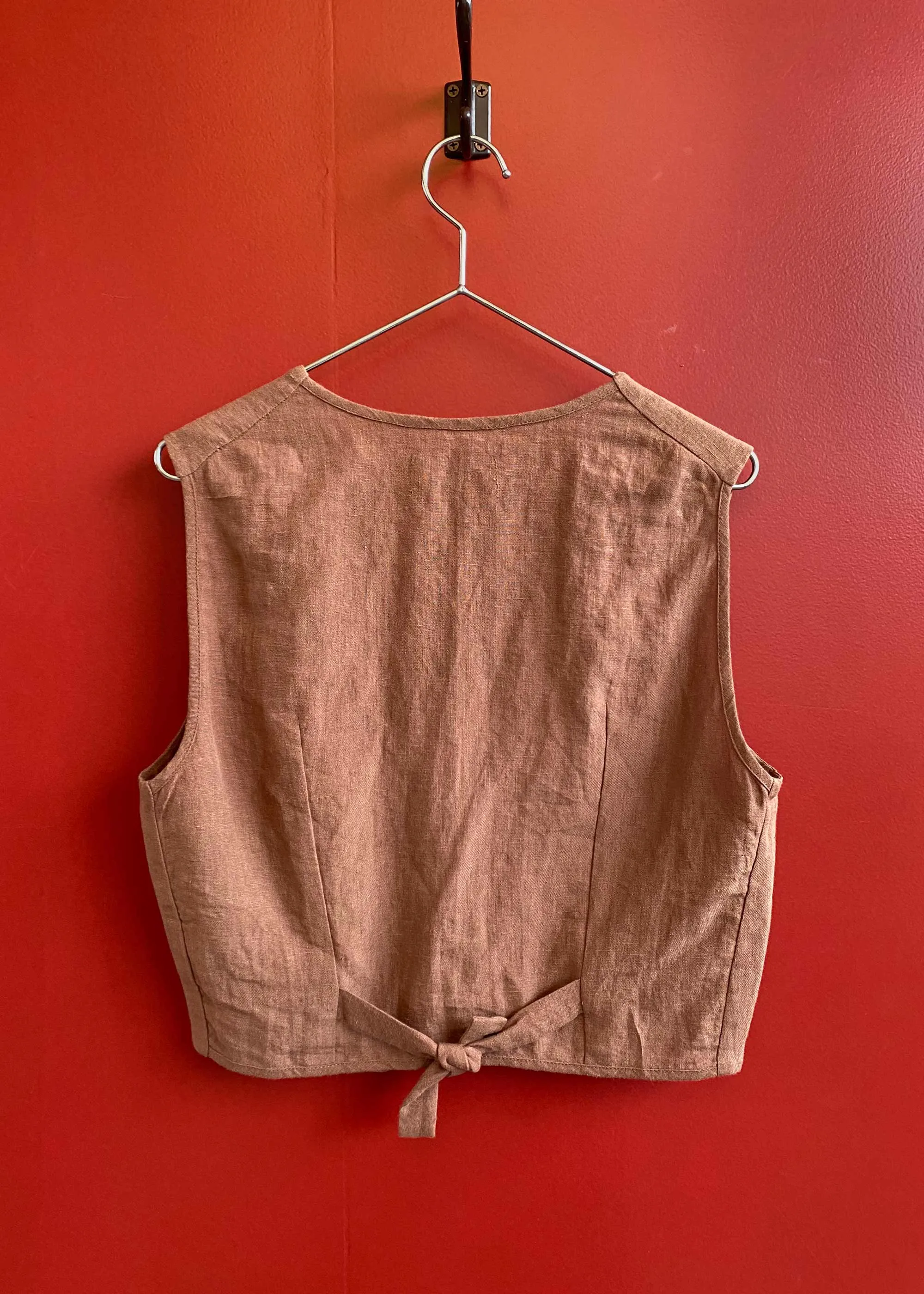 Etta Waistcoat Carob (Sample) sold by Penny Sage product image thumbnail 2