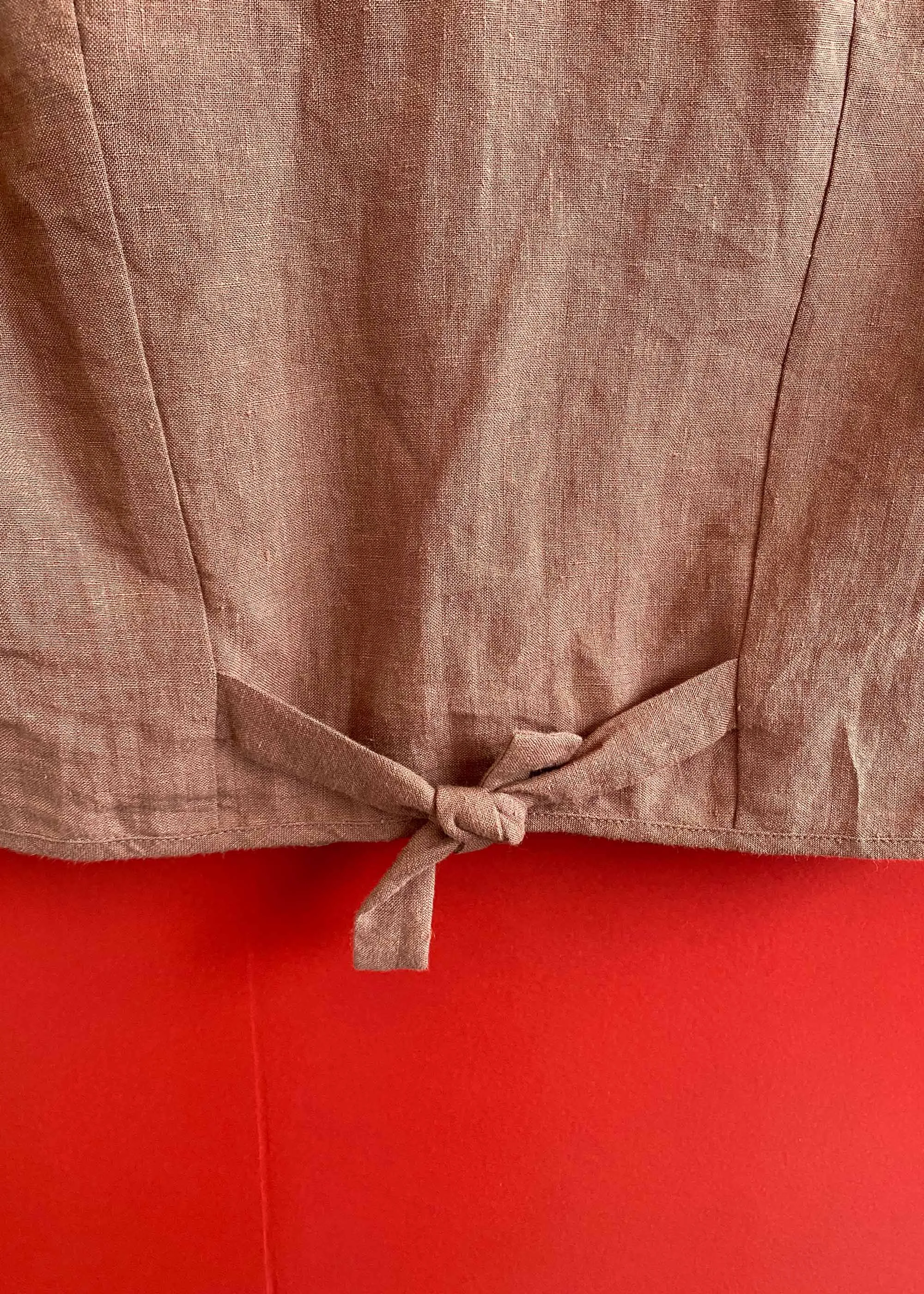 Etta Waistcoat Carob (Sample) sold by Penny Sage product image thumbnail 4