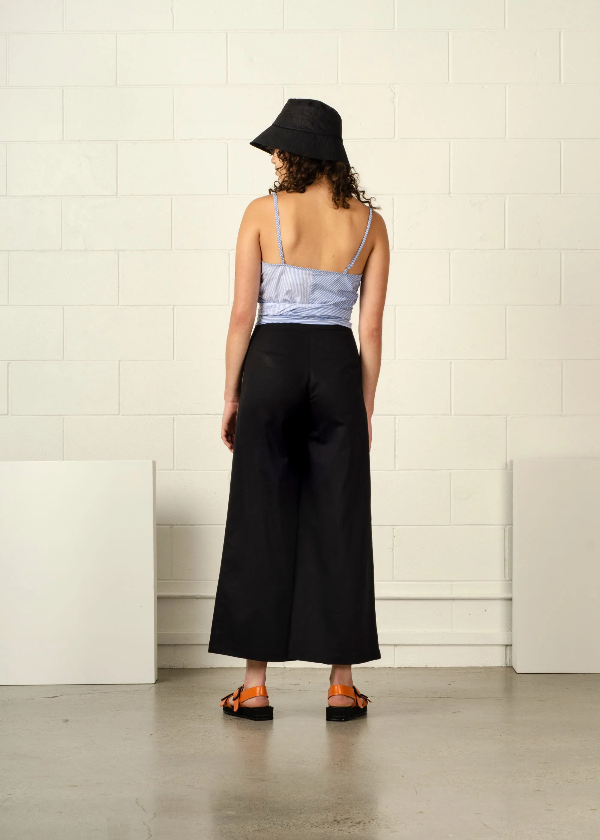 Dalton Wrap Top Azure Stripe (Archive) sold by Penny Sage product image thumbnail 5