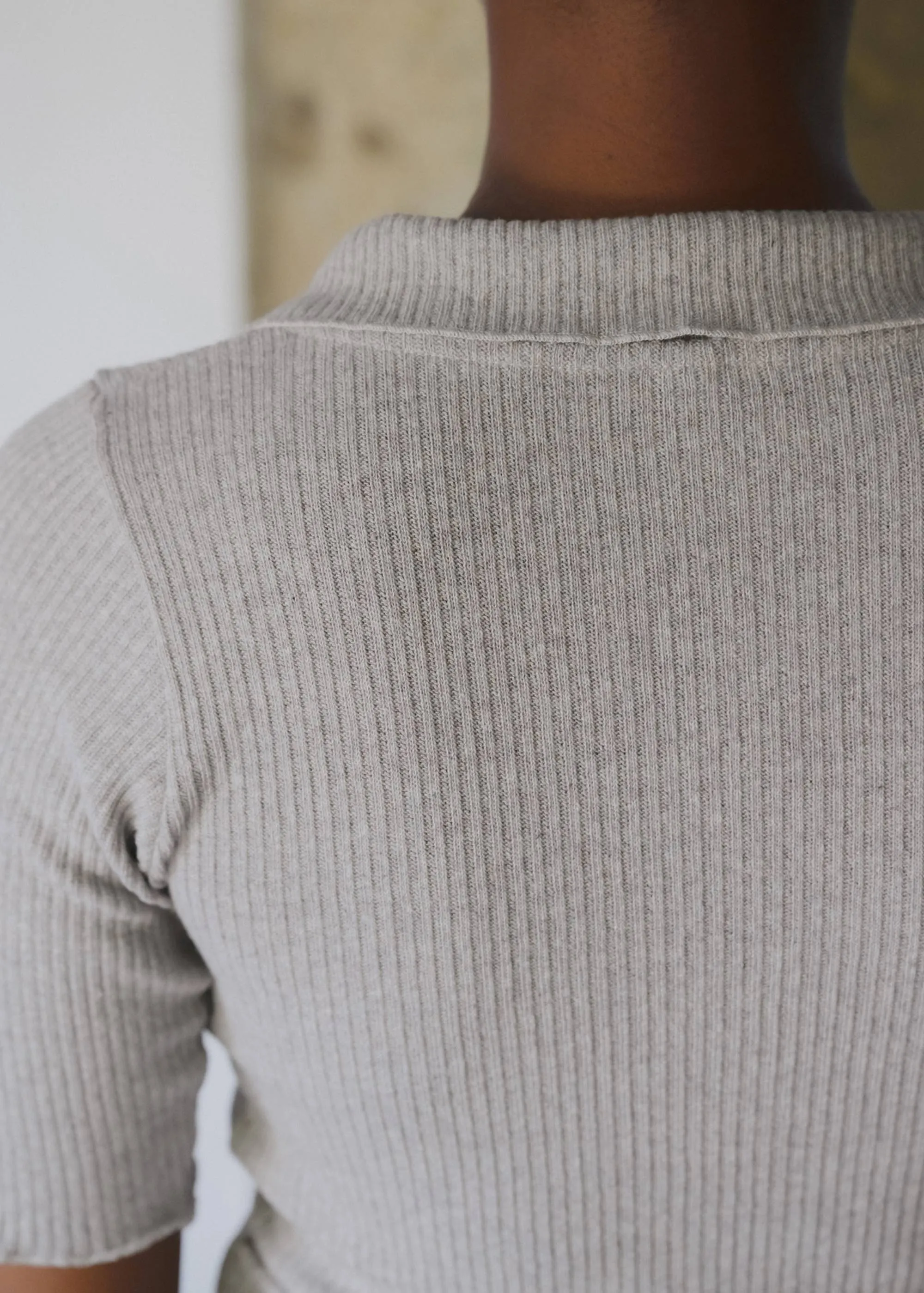 Baserange Dual Polo (Grey Melange) sold by Penny Sage product image thumbnail 5