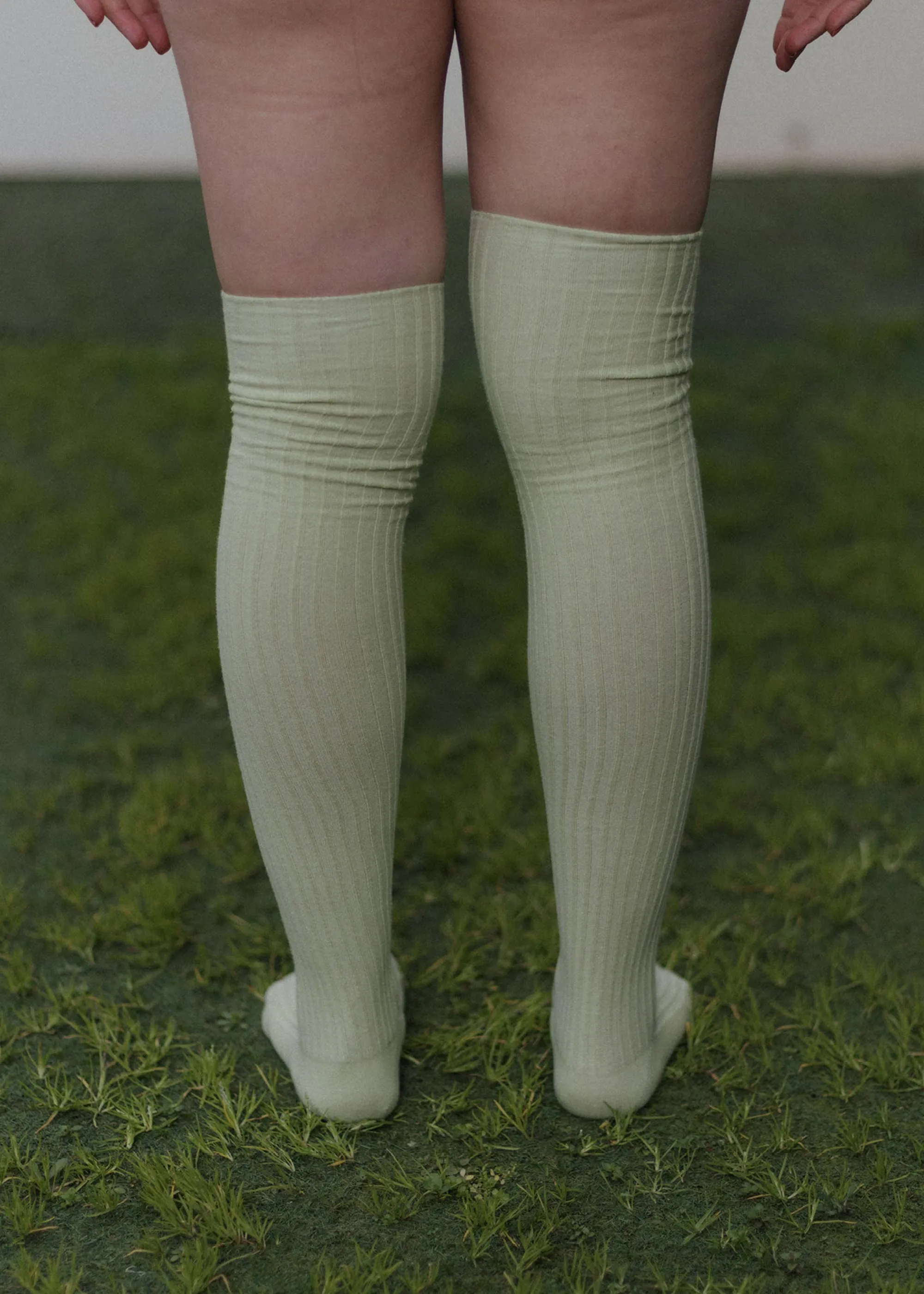 Baserange Overknee Socks (Kir Green) sold by Penny Sage product image thumbnail 3