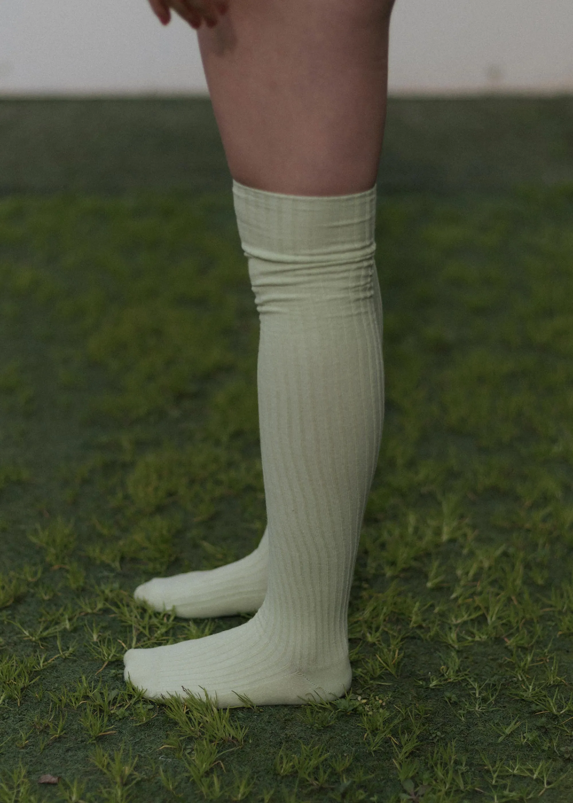 Baserange Overknee Socks (Kir Green) sold by Penny Sage product image thumbnail 2