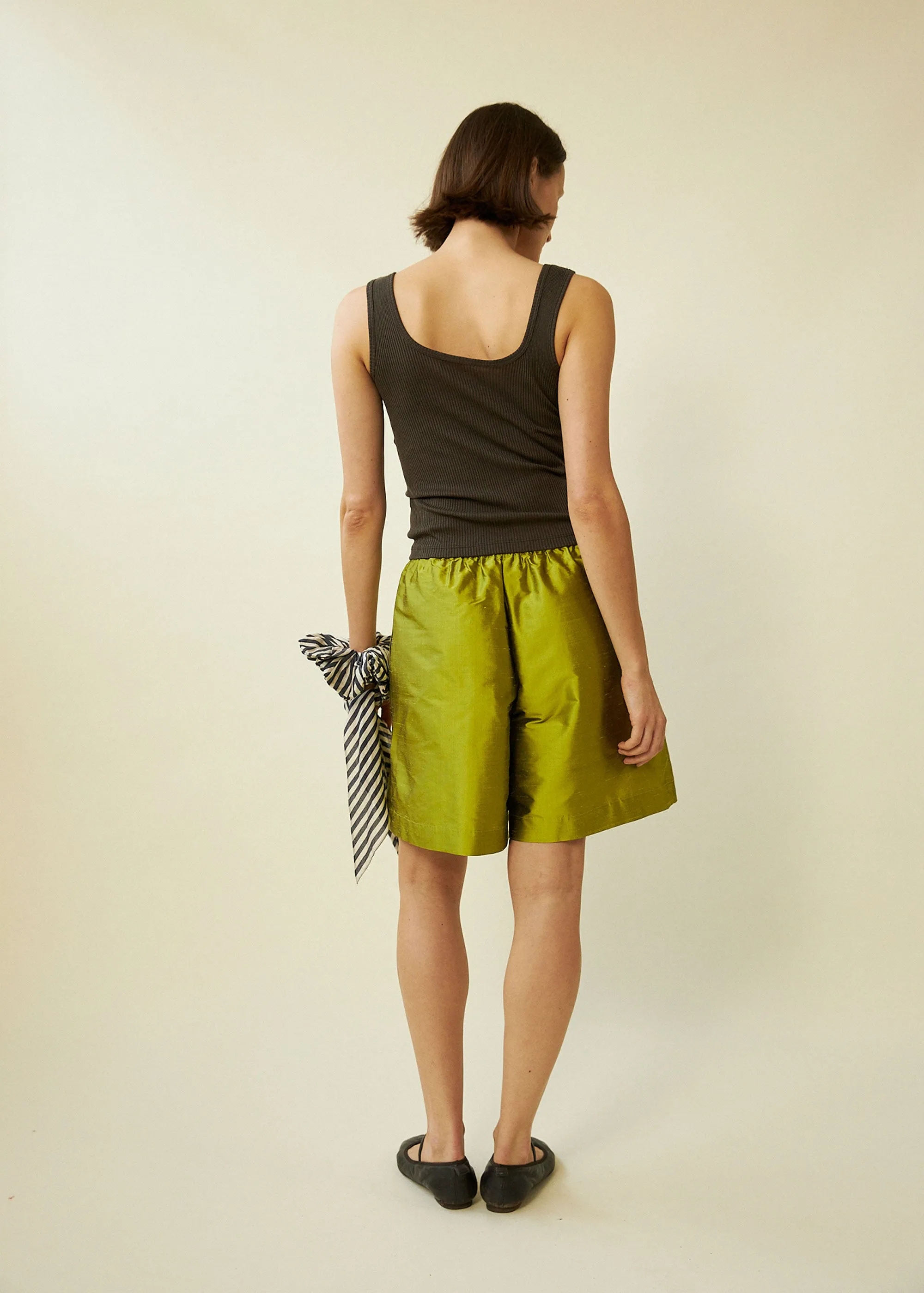 Delphine Shorts (Chartreuse) sold by Penny Sage product image thumbnail 5