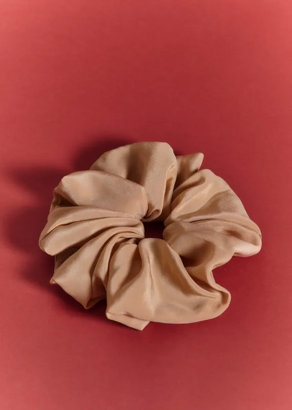 Silk Scrunchie (Fawn) sold by Penny Sage