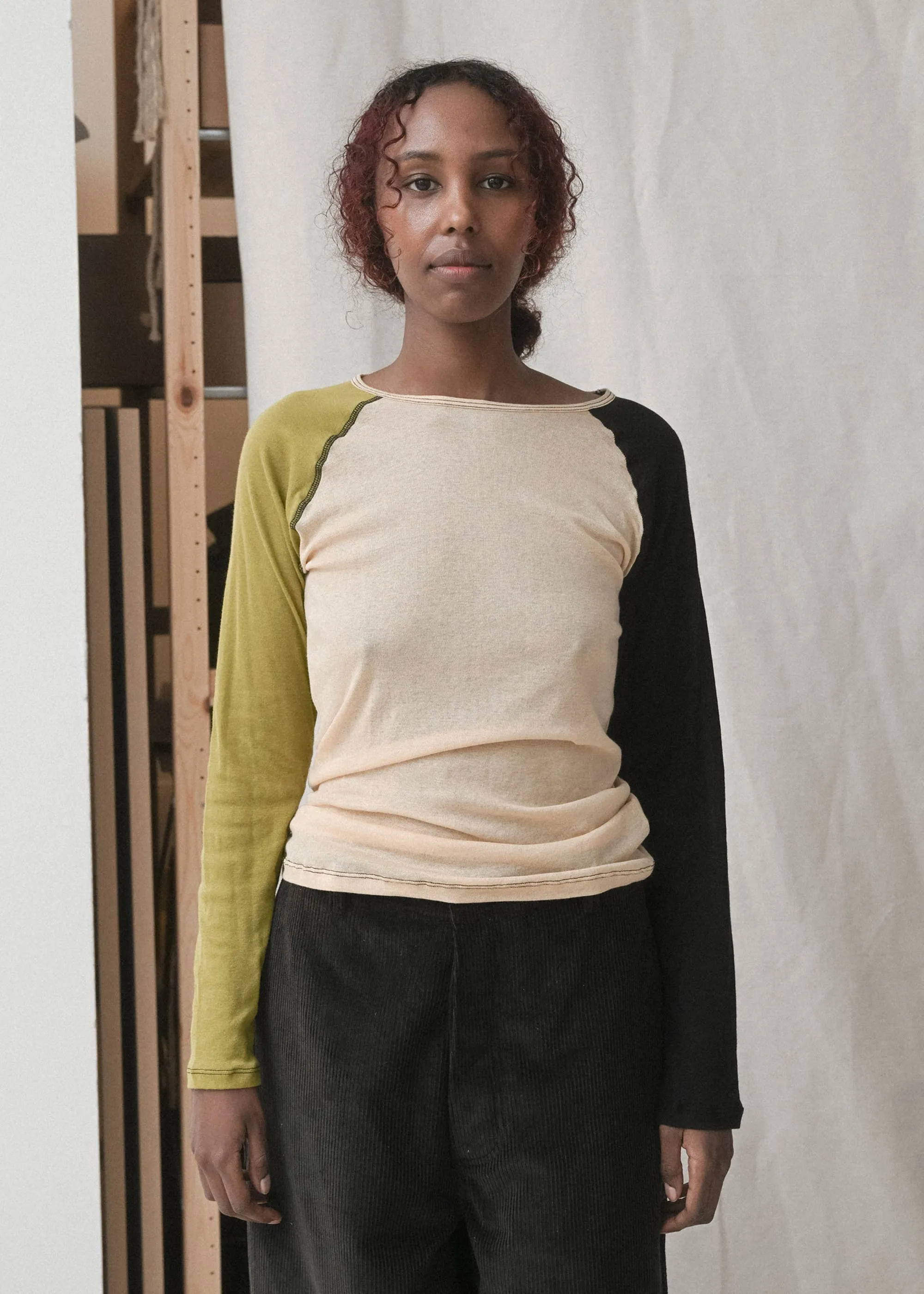 Baserange Gene Long Sleeve (Beige) sold by Penny Sage