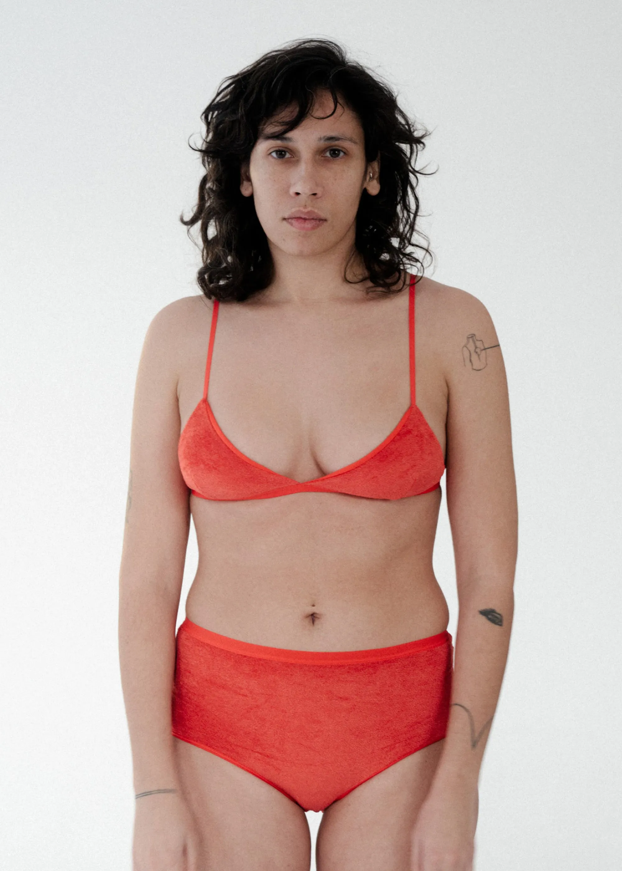 Baserange Mississippi Bra (Mino Red) sold by Penny Sage