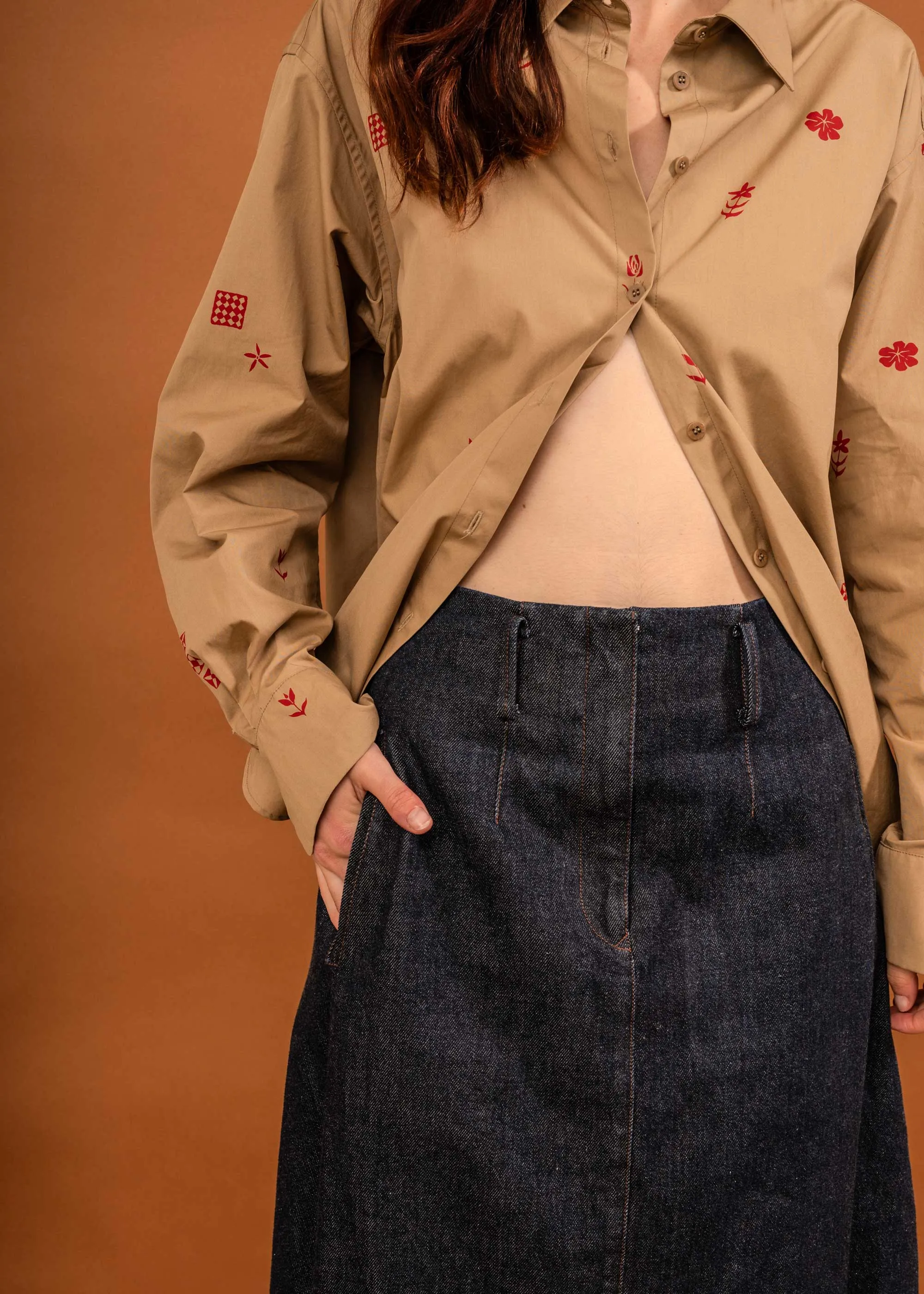 Mazar Skirt (Indigo Denim) sold by Penny Sage product image thumbnail 5