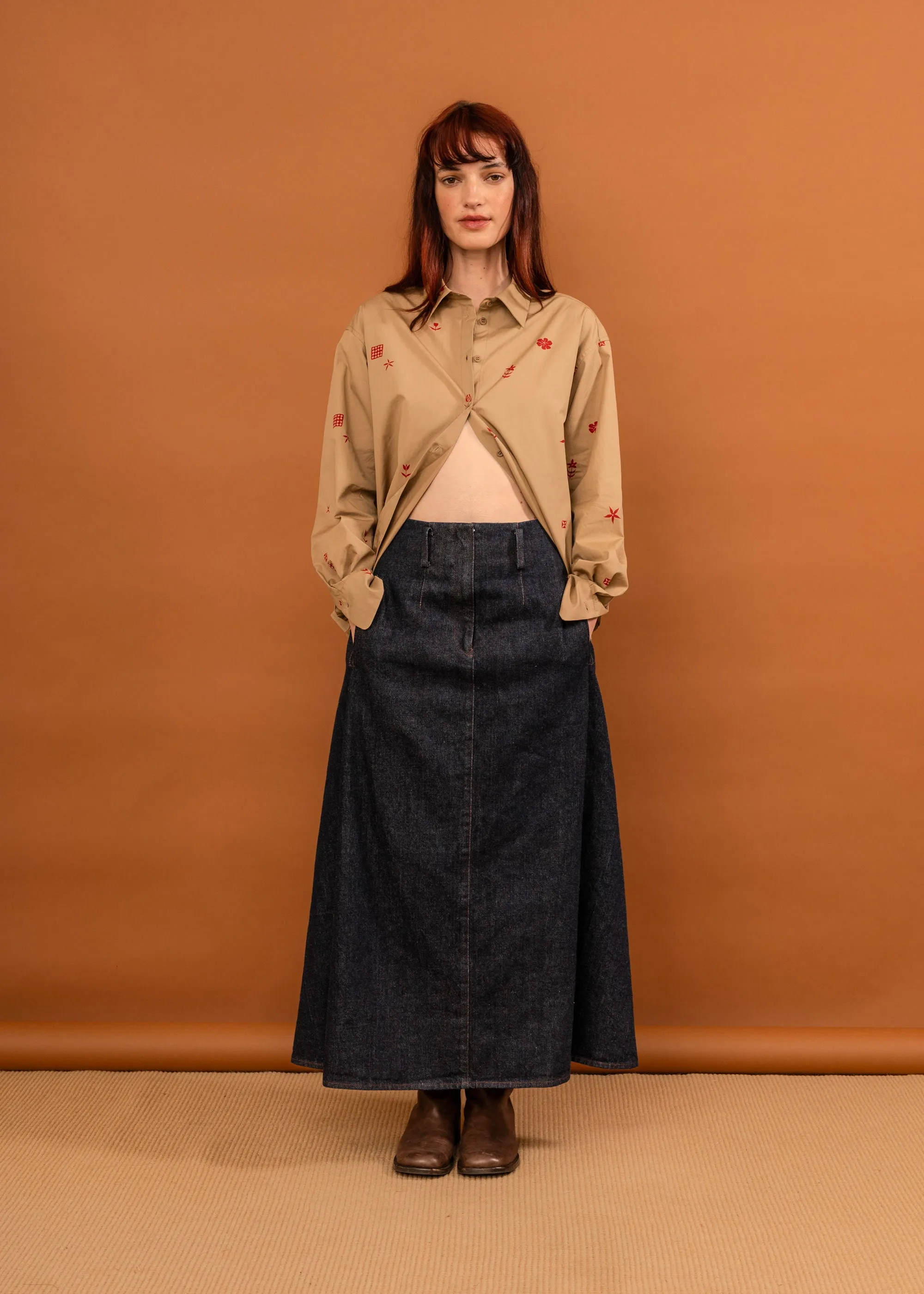 Mazar Skirt (Indigo Denim) sold by Penny Sage product image thumbnail 2