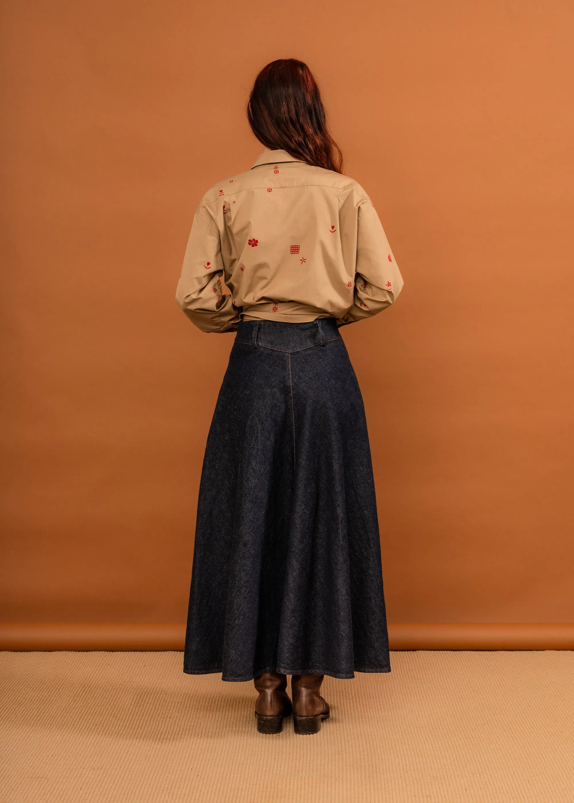 Mazar Skirt (Indigo Denim) sold by Penny Sage product image thumbnail 4