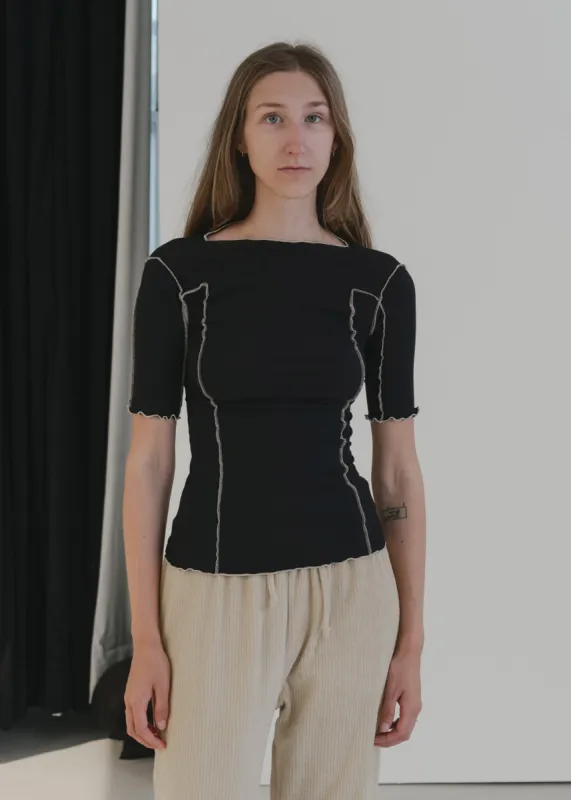 Baserange Omato 3/4 Sleeve (Black & White) sold by Penny Sage