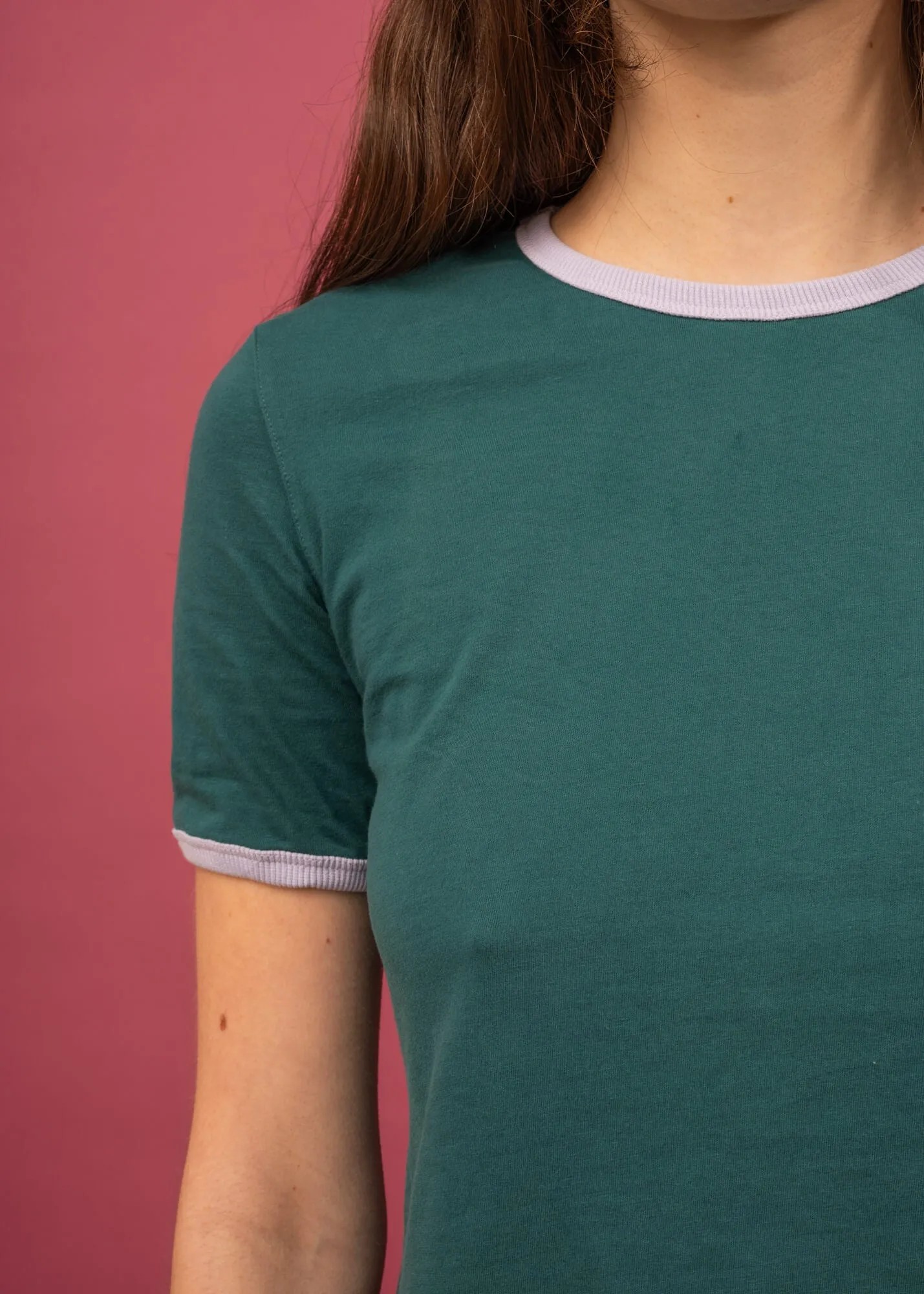 Gracie Tee (Bottle & Lilac) sold by Penny Sage product image thumbnail 4