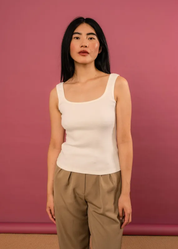 Leta Singlet (Ivory) sold by Penny Sage