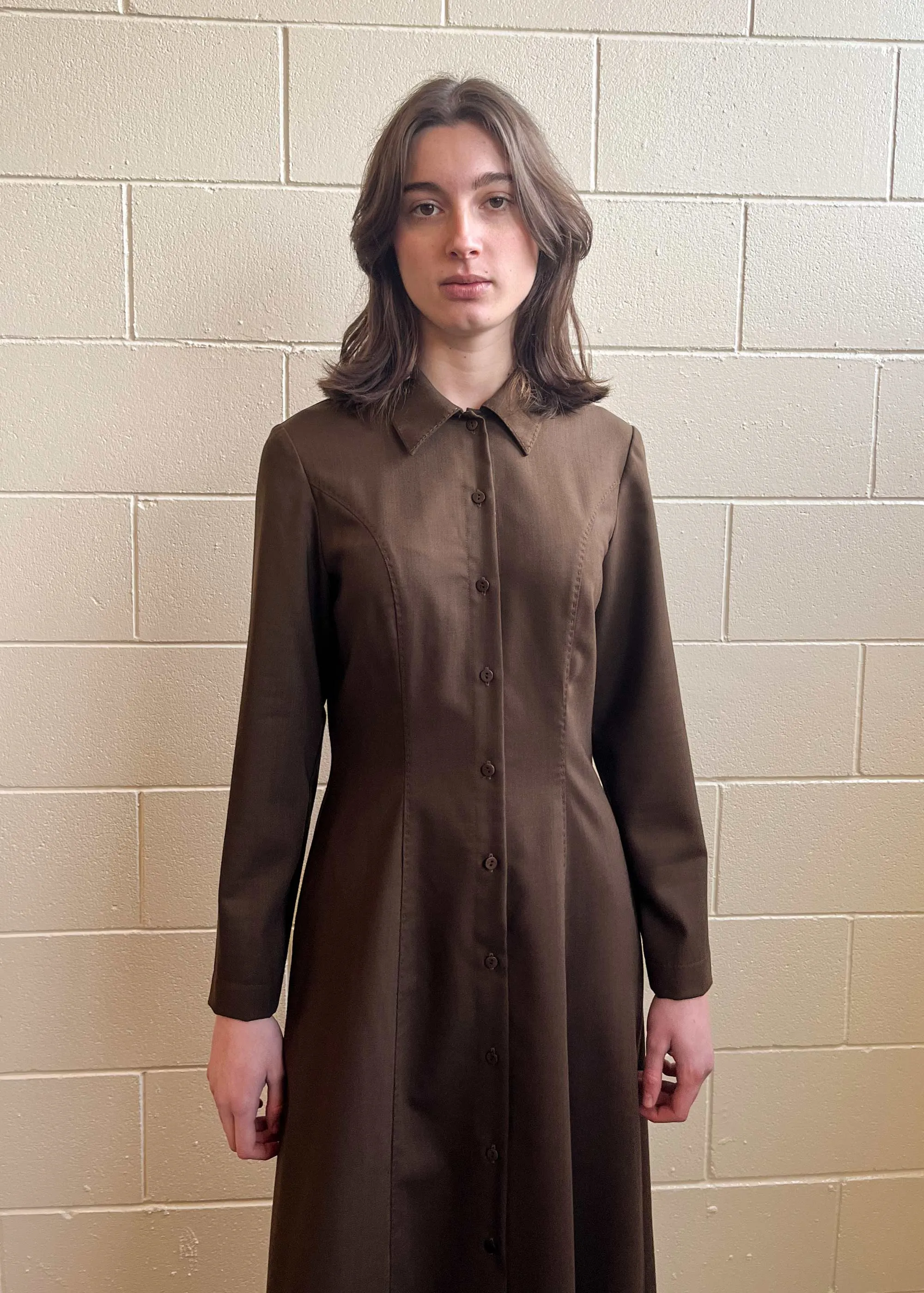 Isla Dress Chocolate (Sample) sold by Penny Sage product image thumbnail 5