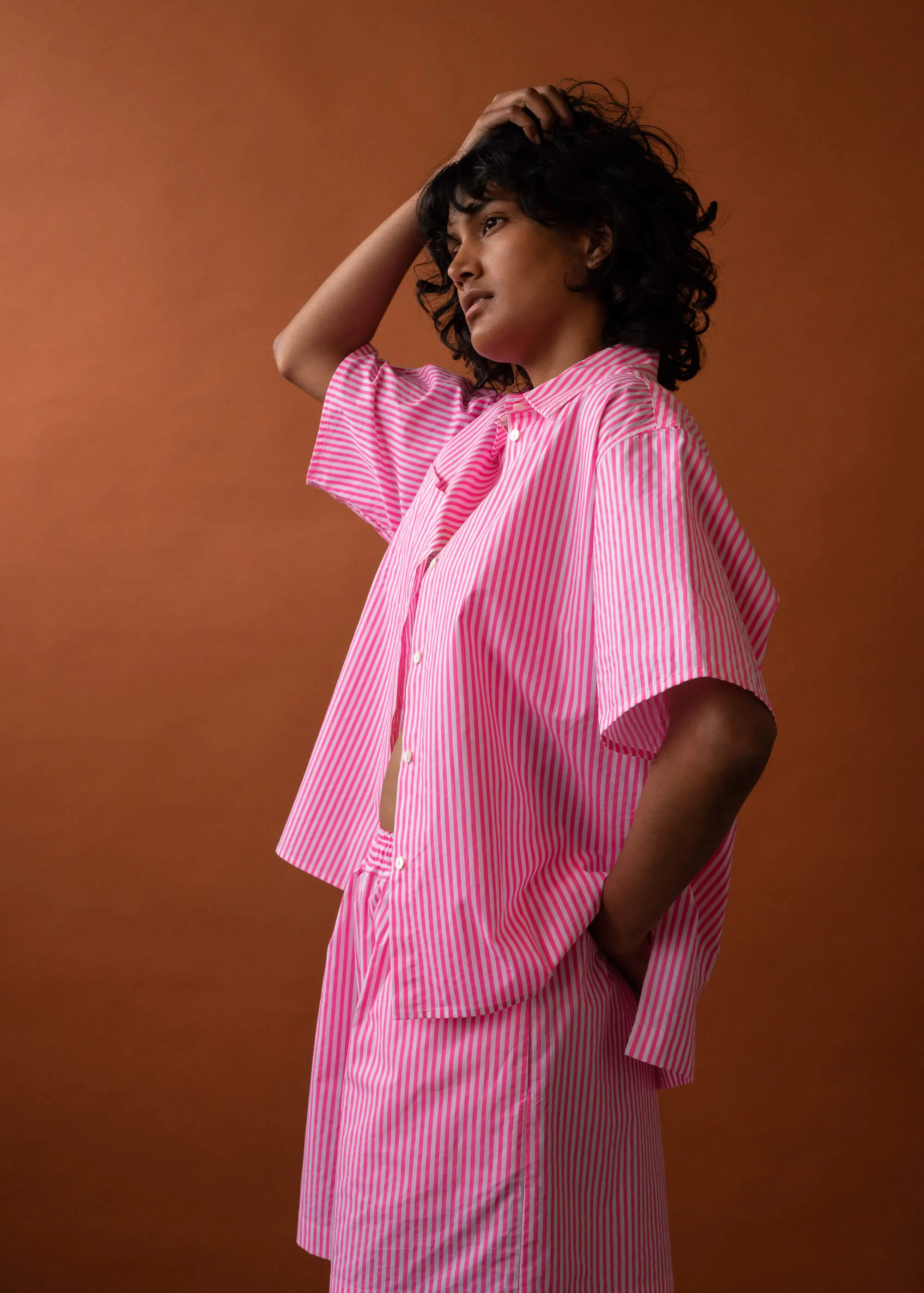 Coastal Shirt (Fluro Stripe) sold by Penny Sage product image thumbnail 3