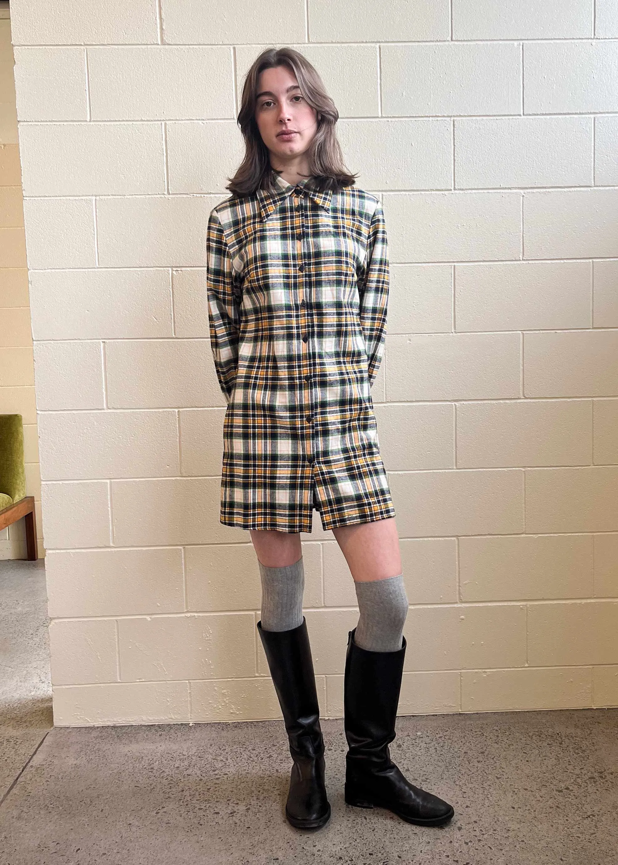 Sissi Shirt Dress Plaid Flannel (Archive) sold by Penny Sage product image thumbnail 2