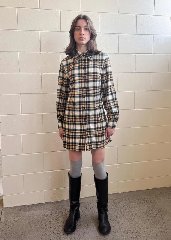 Sissi Shirt Dress Plaid Flannel (Archive) sold by Penny Sage