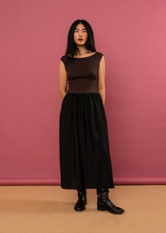 Friendship Dress (Kalamata & Black) sold by Penny Sage