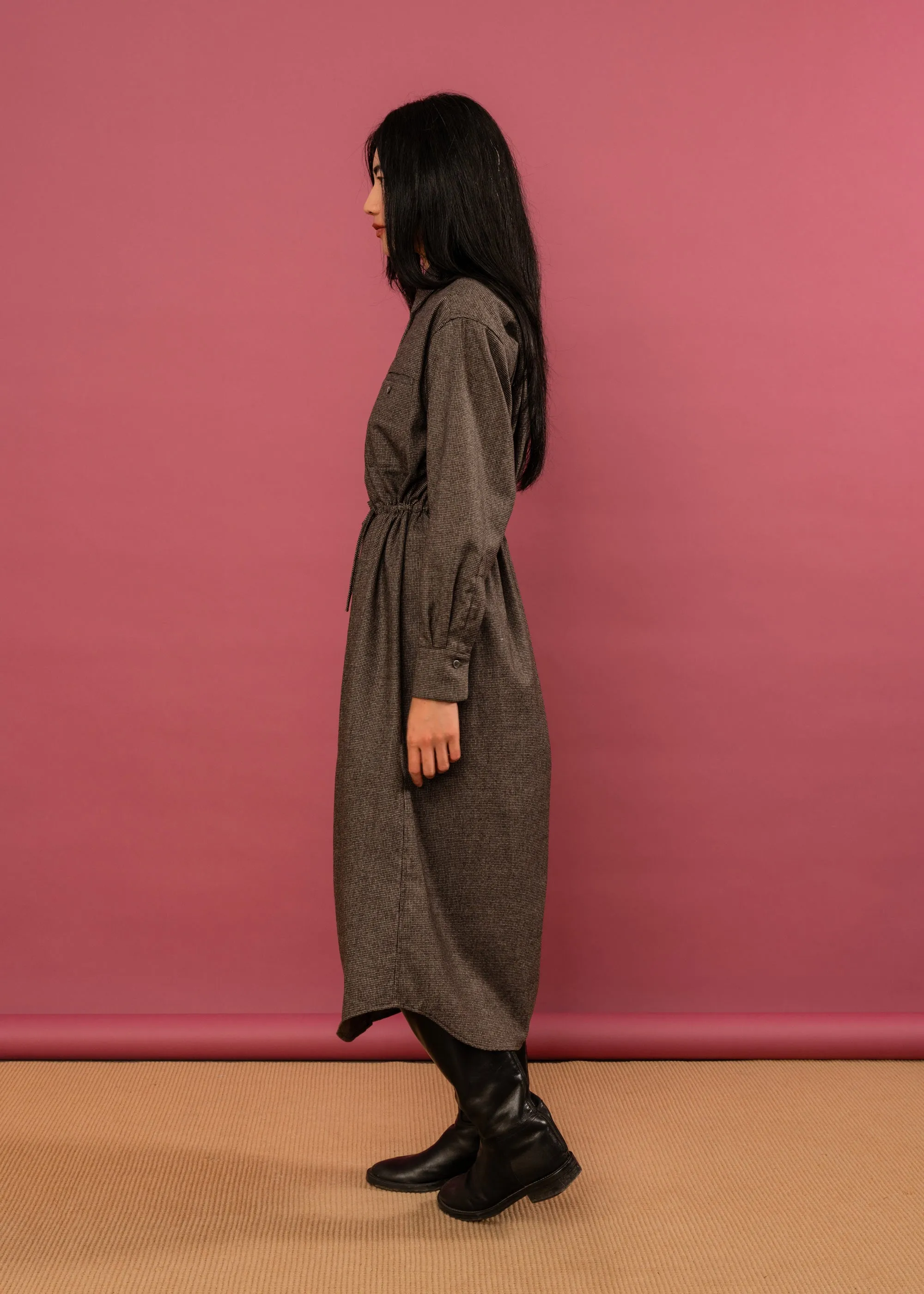 Rae Shirt Dress (Puppytooth) sold by Penny Sage product image thumbnail 4