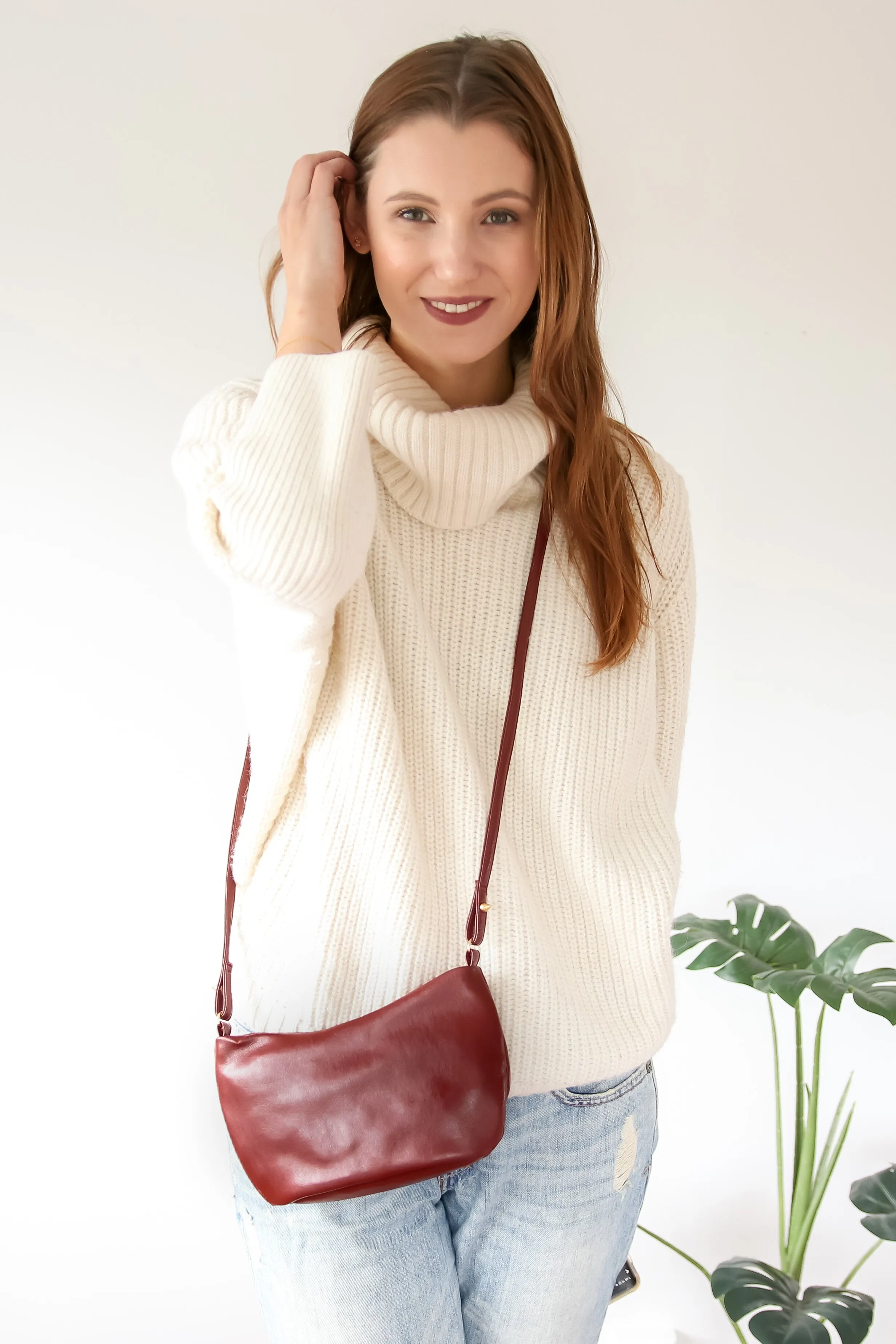 Liv - Cactus Leather Crossbody Bag sold by Velvet Heartbeat product image thumbnail 5