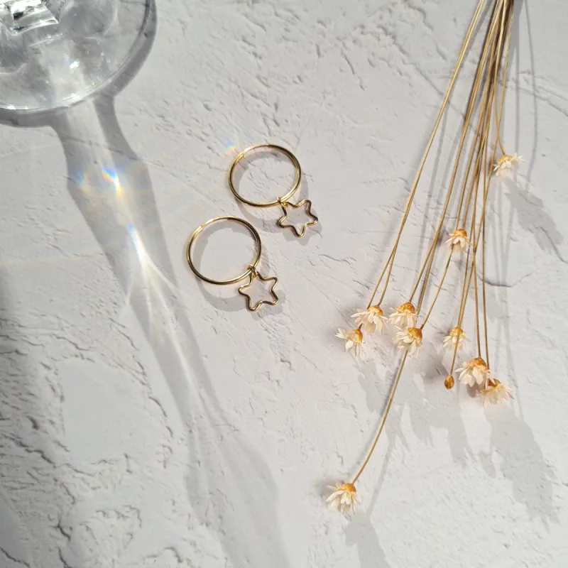 Star Hoops - Reca sold by Velvet Heartbeat