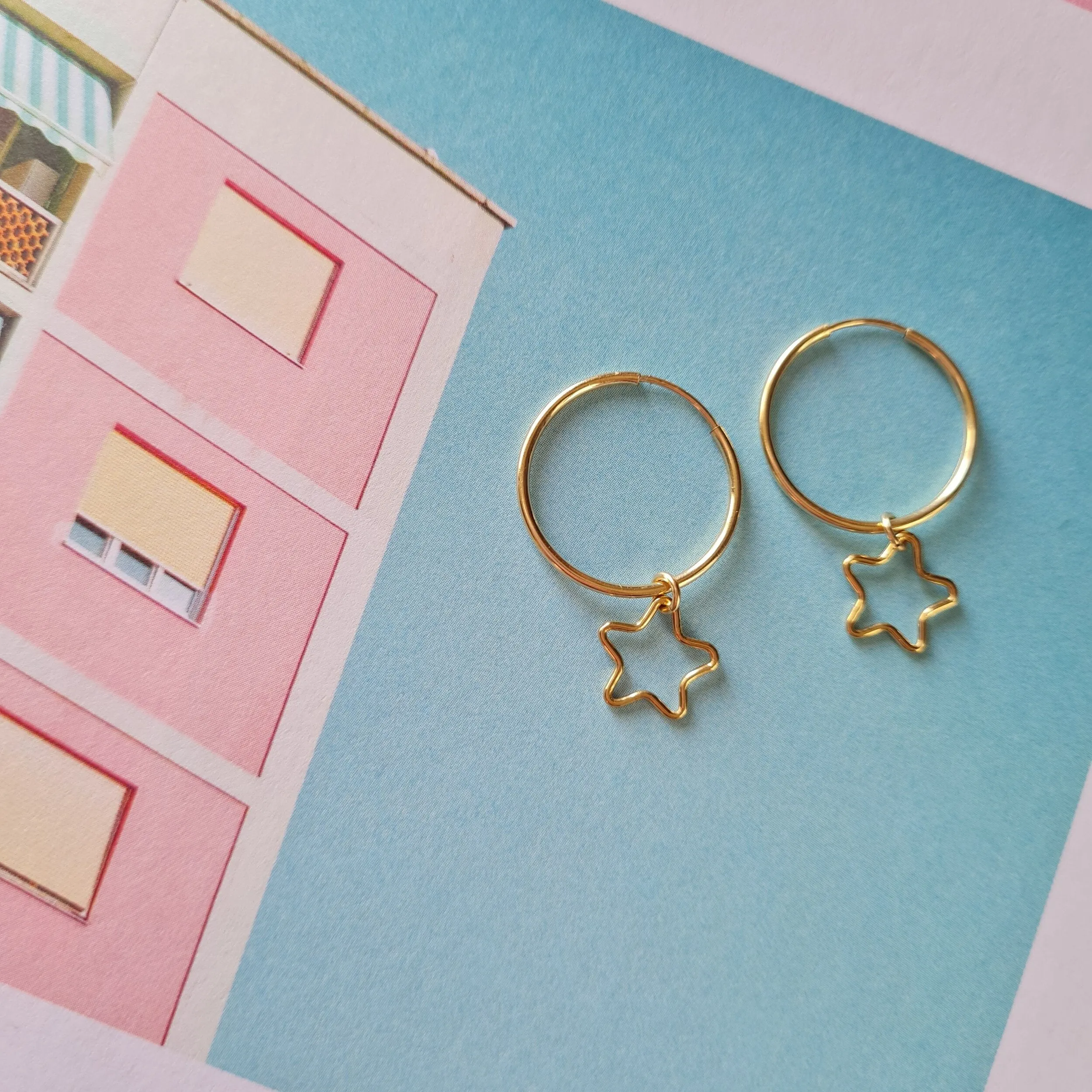 Star Hoops - Reca sold by Velvet Heartbeat product image thumbnail 3