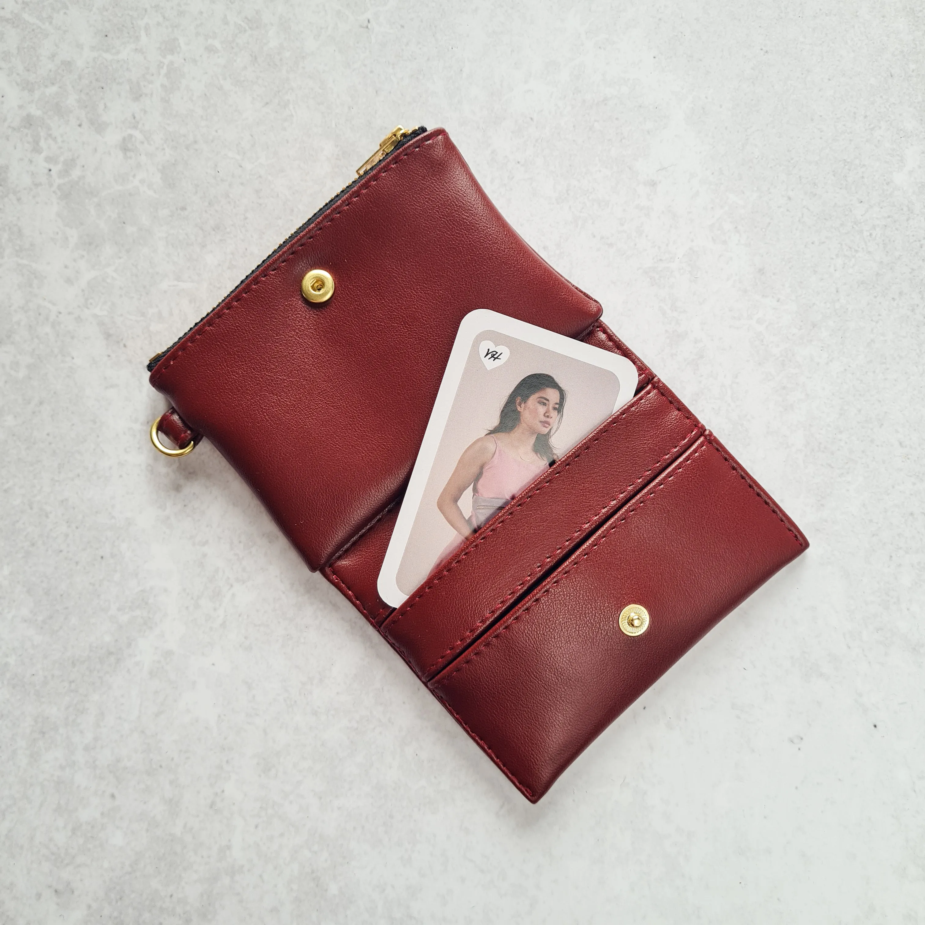 Stevie Zip Flip Card Wallet - Cactus sold by Velvet Heartbeat