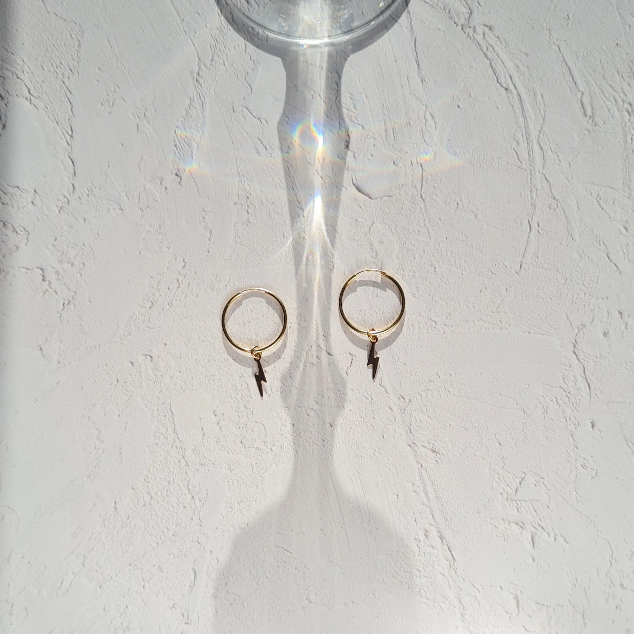 Lightning Hoops - Reca sold by Velvet Heartbeat product image thumbnail 5