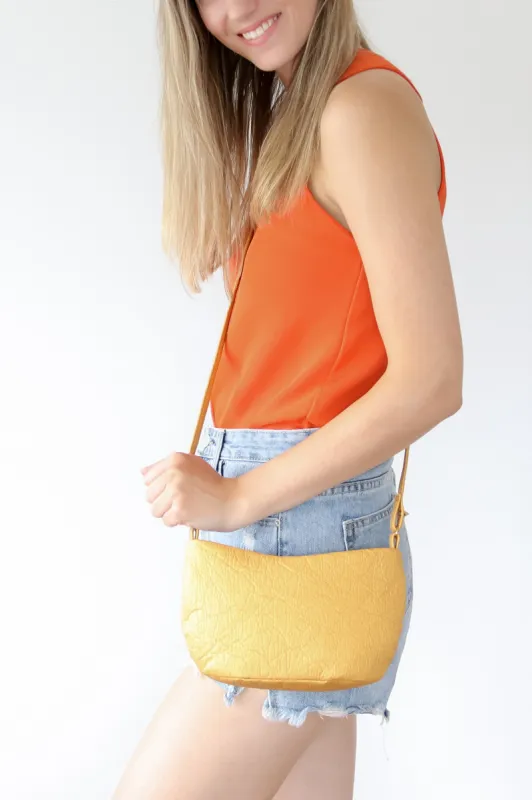 Liv - Piñatex Crossbody Bag sold by Velvet Heartbeat