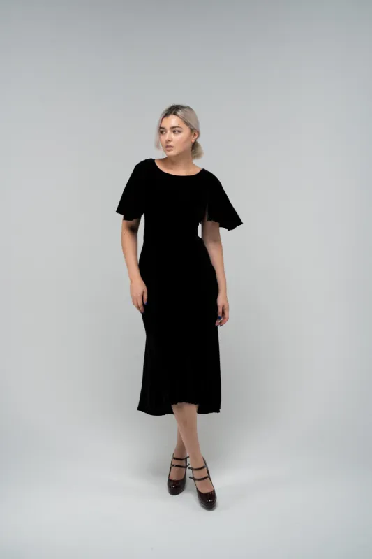 Silk Velvet Tea Dress sold by Tanya Carlson