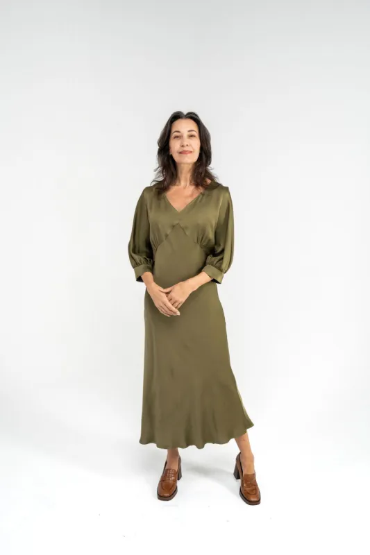 Satin Camille Dress sold by Tanya Carlson