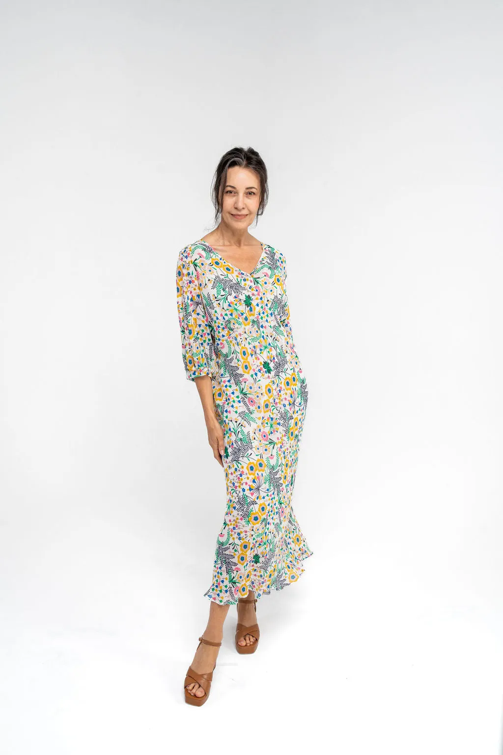 Floral Camille Dress sold by Tanya Carlson product image thumbnail 5