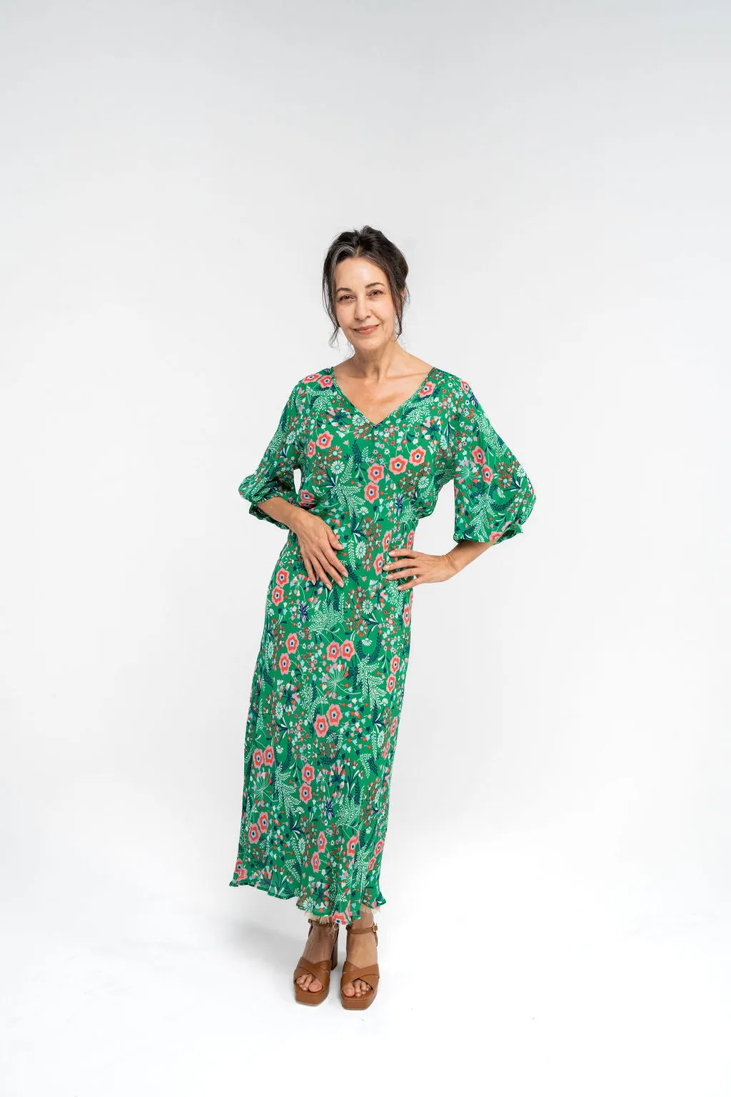 Floral Camille Dress sold by Tanya Carlson product image thumbnail 5