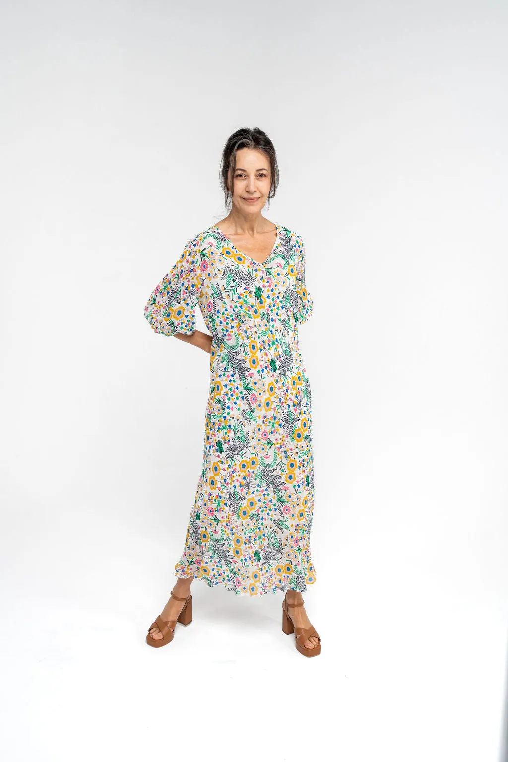 Floral Camille Dress sold by Tanya Carlson product image thumbnail 2
