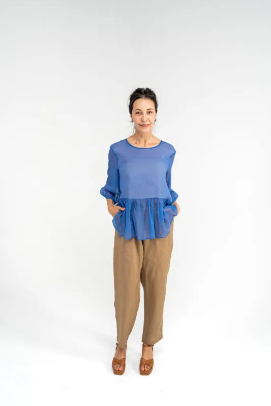 Silk Waterfall Blouse sold by Tanya Carlson