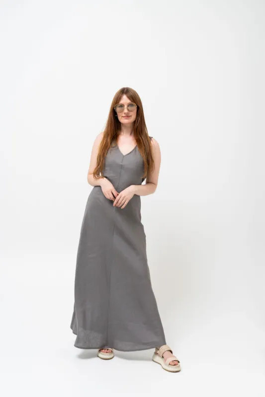 Linen Chevron Dress sold by Tanya Carlson