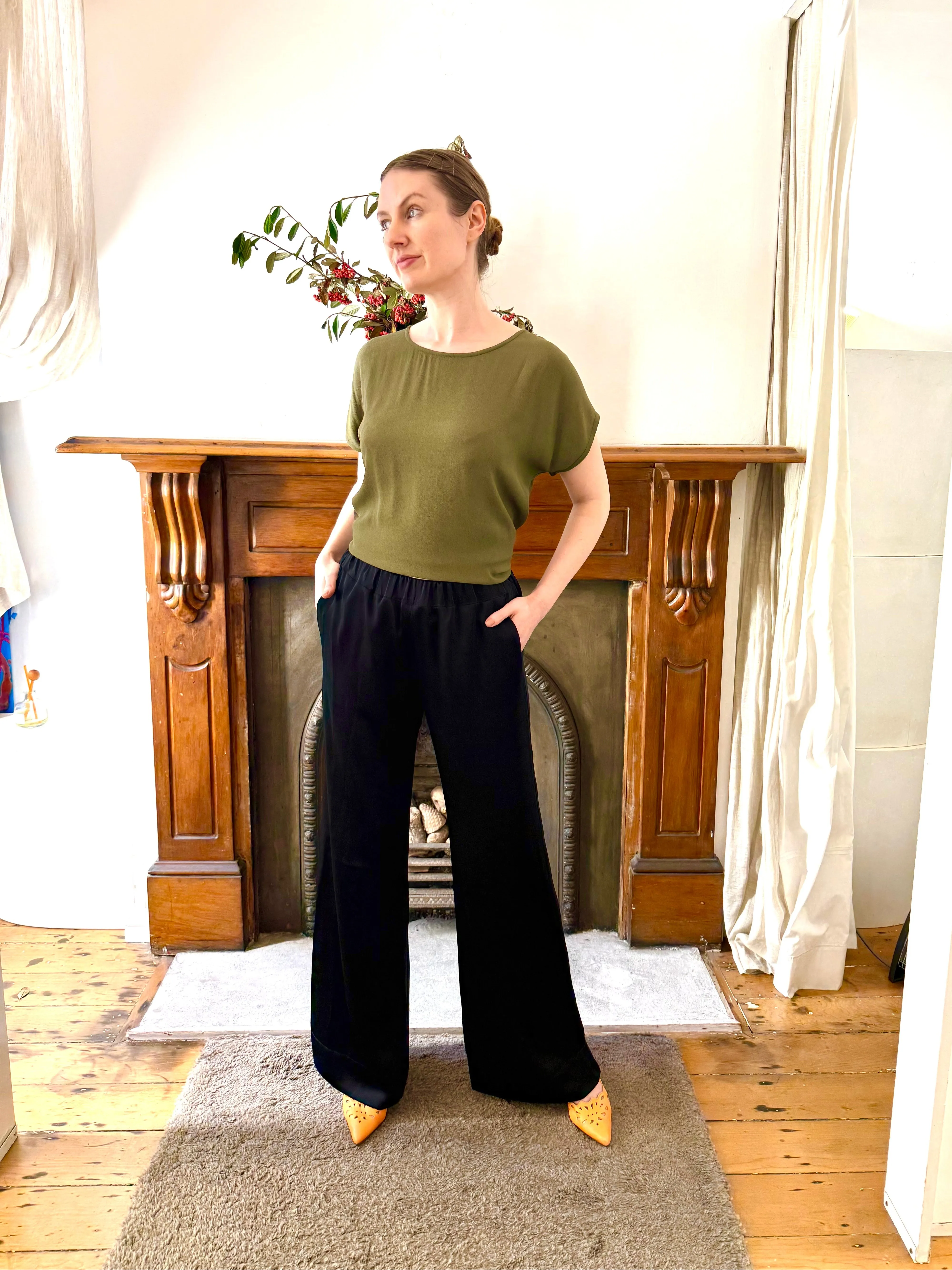 Satin Lounge Pant sold by Tanya Carlson product image thumbnail 3