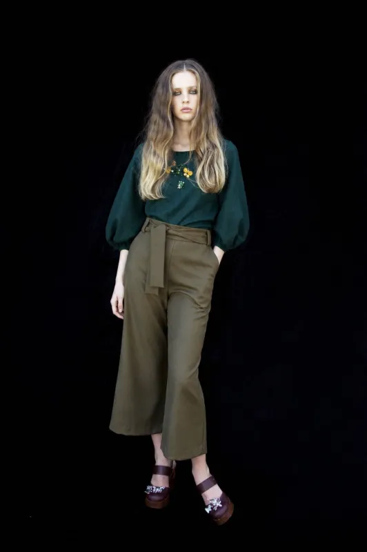 Wool Castle Blouse made by Tanya Carlson
