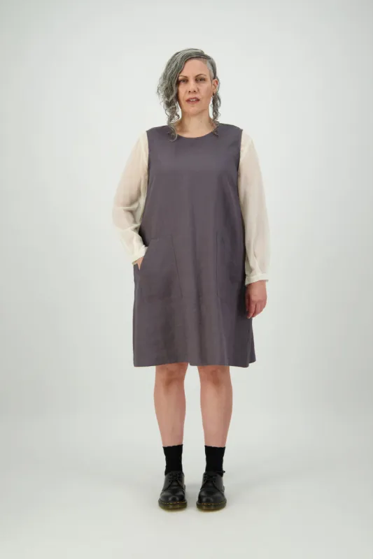 Shift Dress | Iron | Linen | Pre-Order sold by Citizen Women
