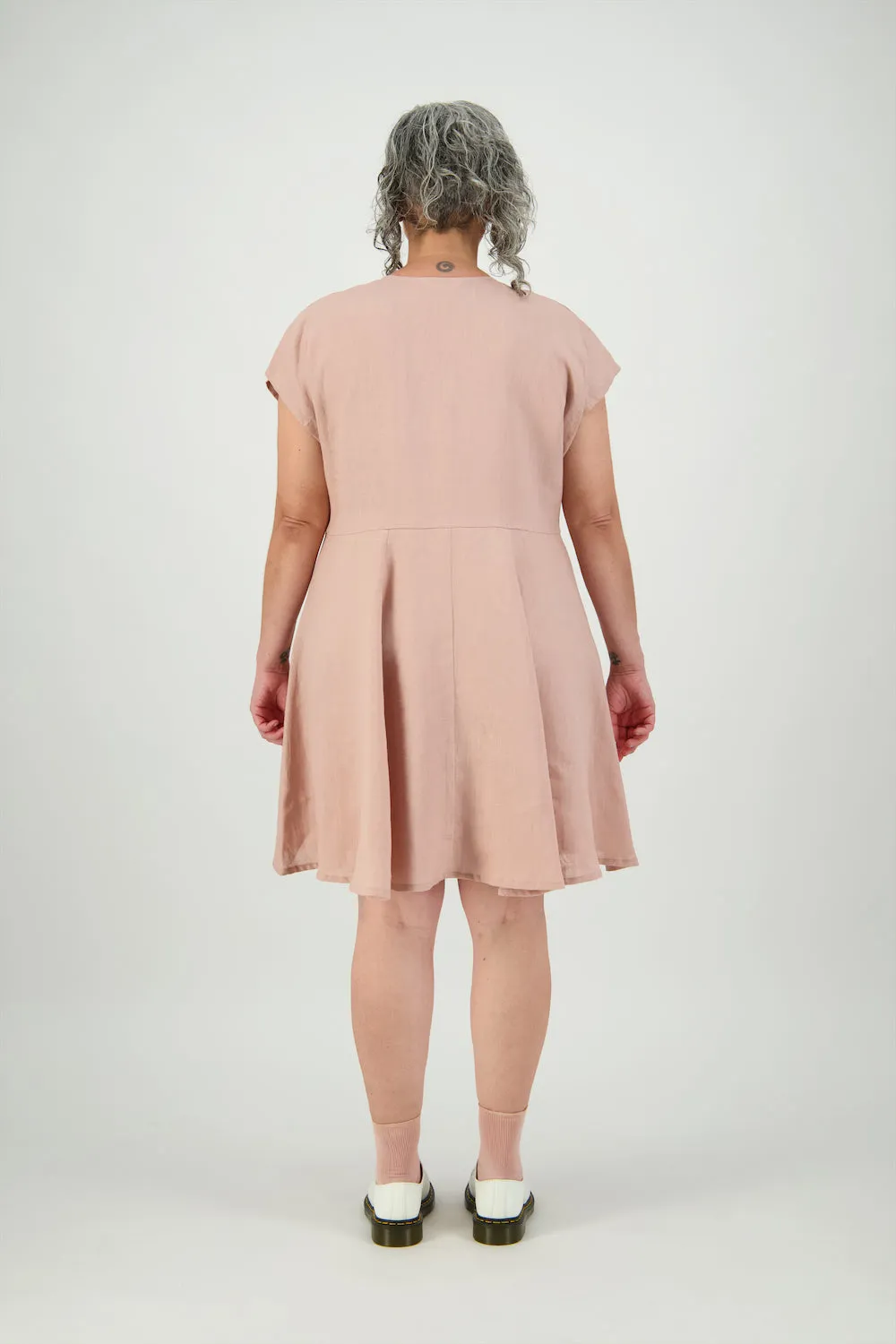 Art Dress | Linen | Rose sold by Citizen Women product image thumbnail 3