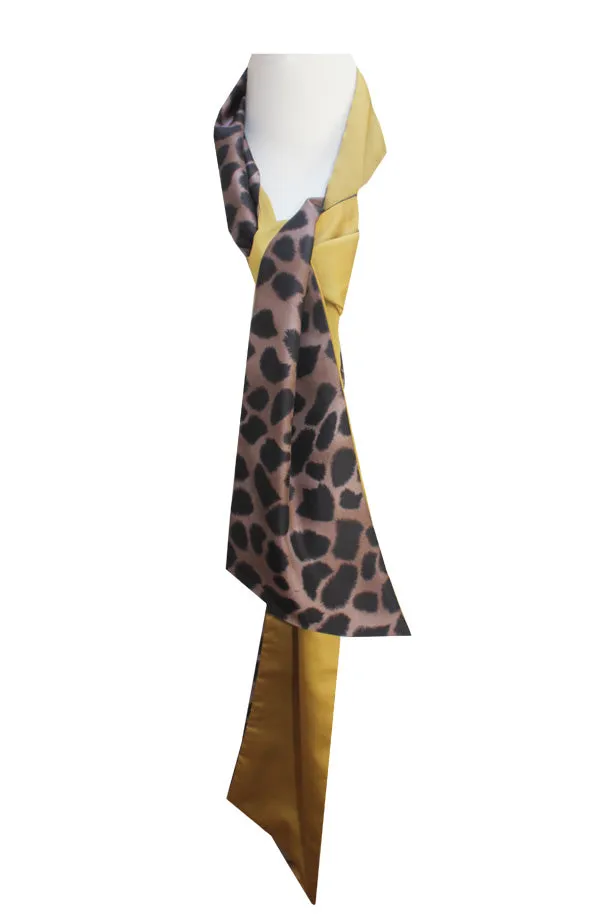Scarf | Animal Print | Silk & Cotton sold by Citizen Women product image thumbnail 3