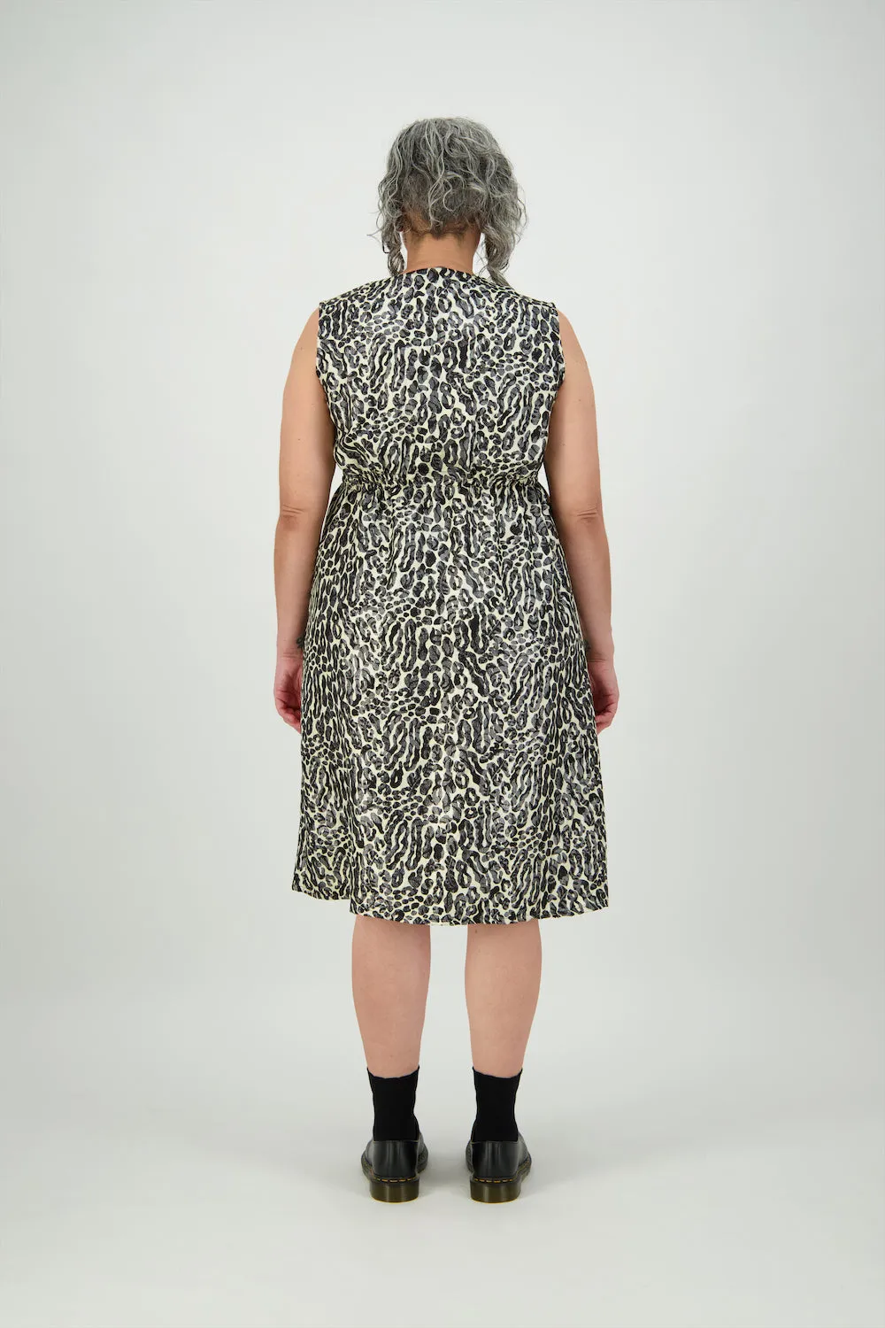 House Dress | Animal Print | Linen Silk Rayon sold by Citizen Women product image thumbnail 3