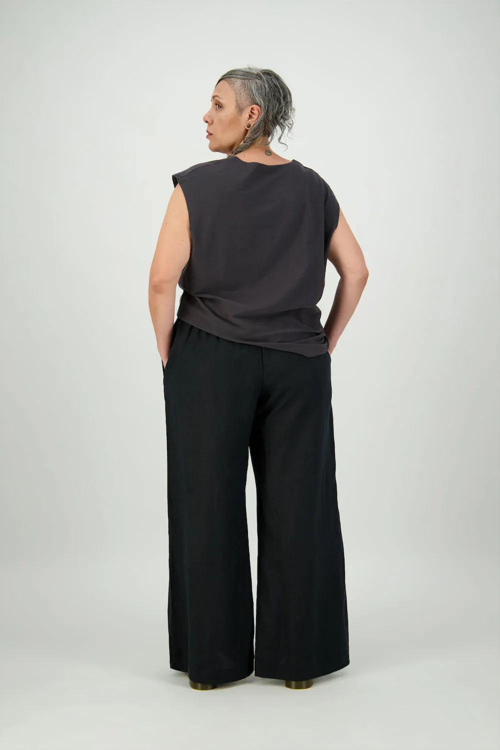 Resort Pant | Black | Linen sold by Citizen Women product image thumbnail 4