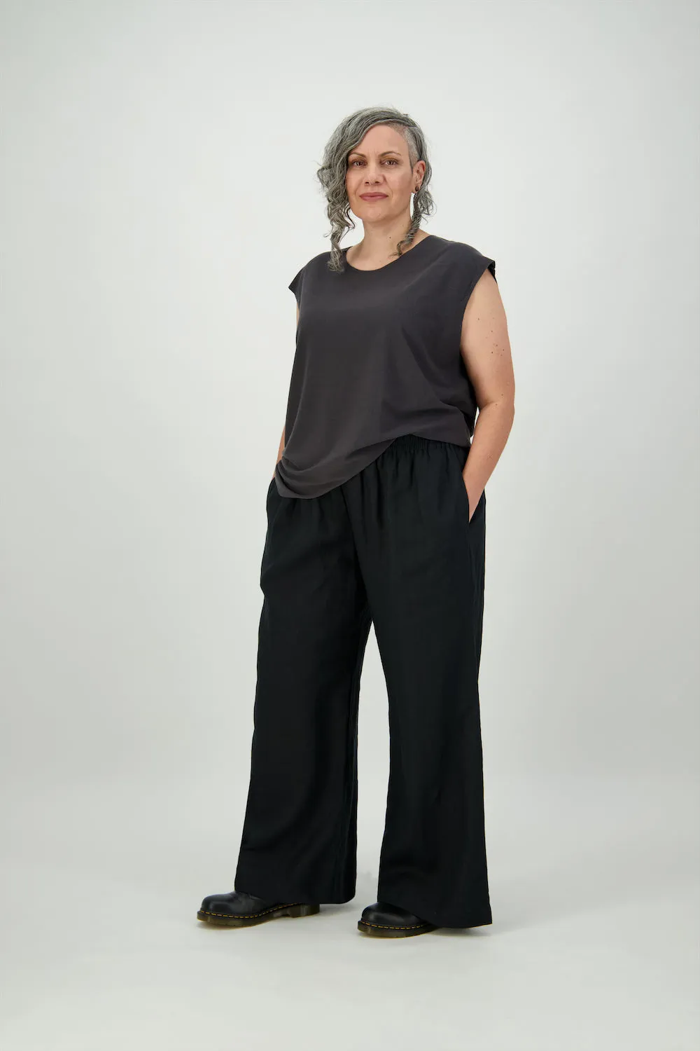 Resort Pant | Black | Linen sold by Citizen Women product image thumbnail 2